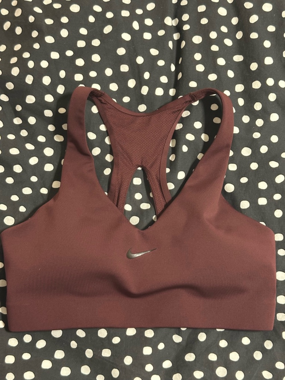 Nike Women's Maroon Racerback Sports Bra